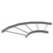 Curva horizontal para canasta de 300 mm