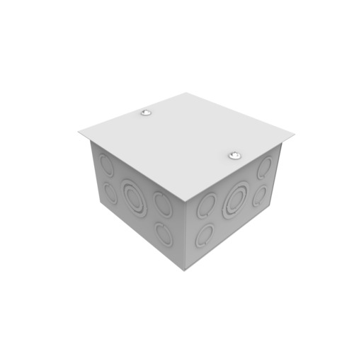 Caja de paso metálica 6x6" de empotrar