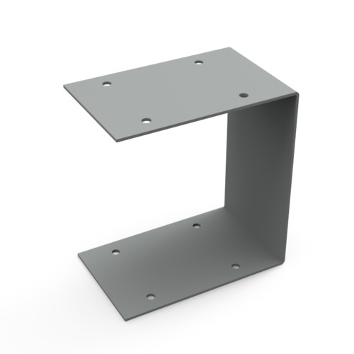 Unión para ducto cuadrado de 2.5x2.5″