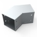 Codo a 45º horizontal para ducto cuadrado de 3x3″